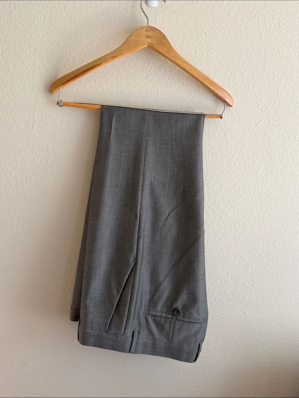 Banana Republic Men's Charcoal Light Gray Dress Trousers